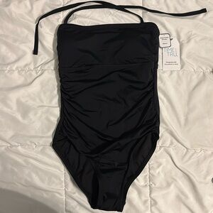 NWT black one piece swimsuit